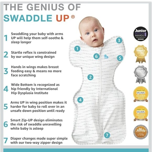 Love to Dream Swaddle up Original NB 1.0TOG 5-8.5Lbs Stage 1 - Picture 10 of 10